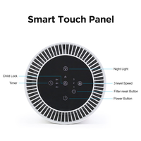 Humidificateur intelligent pour grandes pièces, humidification automatique, remplissage facile par le haut, contrôle intelligent via application