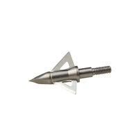 Pointe de flèche Silver Archery 100 grains, 3 lames fixes et aiguisées, pour la chasse et le tir en extérieur