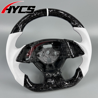 Volant de course sportif blanc en fibre de carbone forgée pour Chevrolet Camaro SS RS LT1 ZL1 1LE Copo Corvette C7