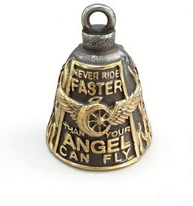 <span class=keywords><strong>Porte</strong></span>-clés en acier inoxydable « Guardian Never Ride Faster Than Your Angel Can Fly » pour motards, <span class=keywords><strong>porte</strong></span>-bonheur pour la conduite - Product Image 6