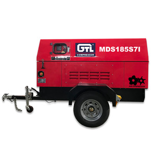 Compresor de Tornillo Móvil GTL POWER MDS1857I 185CFM 5.18m3/min 7bar con Motor, Precio de Fábrica - Product Image 5