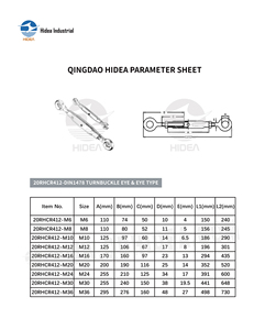 Tendeur tubulaire DIN1478 œil-œil en acier sans soudure haute résistance, extrémités de tuyau contractées, galvanisé à chaud (HDG) ou zingué (EG), pour rigging robuste - Product Image 6