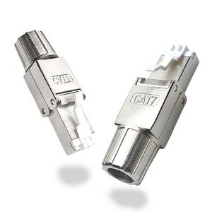 Lĩnh vực cáp Ethernet 8P8C công cụ miễn phí cat <span class=keywords><strong>7</strong></span> mạng FTP che chắn cat6A CAT7 RJ45 nối Modular toolless cắm - Product Image 1