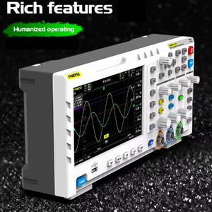 Oscilloscope numérique <span class=keywords><strong>FNIRSI</strong></span>-<span class=keywords><strong>1014D</strong></span> 2-en-1, générateur de signaux à double canal, bande passante analogique 100 MHz * 2, fréquence d'échantillonnage 1 GSa/s - Product Image 5