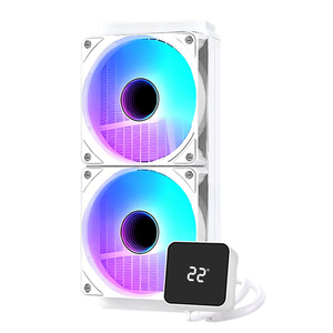 Ventilador ARGB para PC, Refrigeración con Luces LED Completas, Rodamiento Fluido Silencioso de 26dba, Enfriador de CPU de Agua AIO de 120mm, Ultra Silencioso - Product Image 5