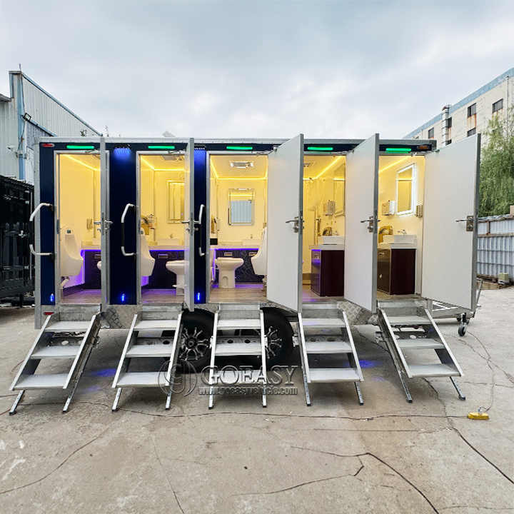 Luxury Mobile Bathroom Trailers - Eco-Friendly & Durable