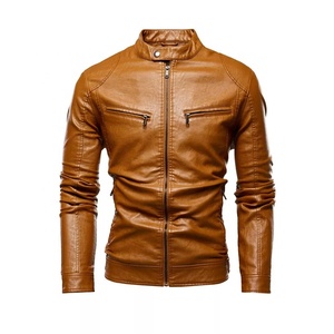Wholesale Cheap High Quality Inspire Apparel Artificial Leather <b>Waterproof</b> Eco-Friendly Men's <b>Winter</b> <b>Jacket</b> Custom Team Number - Product Image 1