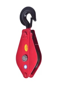 Bloques de Arrastre Portátiles de Alta Resistencia de 50 Toneladas con Certificación CE, Marca SHUHUI, Azules, Sin Fin, con Triple Polea y Eslingas de Arrastre - Product Image 2