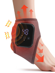 Factory Custom Cordless Ankle Heating Pad Multi Color 2in1 Heat <b>Vibration</b> Massage Foot Therapy Pain Relief Rechargeable CE - Product Image 1