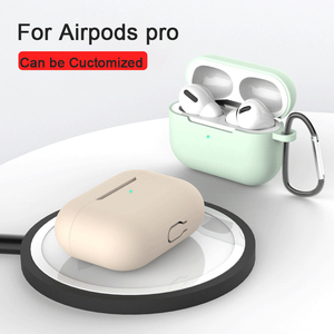 Funda protectora de goma <span class=keywords><strong>para</strong></span> Apple <span class=keywords><strong>Airpods</strong></span> Pro, carcasa de silicona de Color sólido resistente al agua, anticaída, novedad - Product Image 2