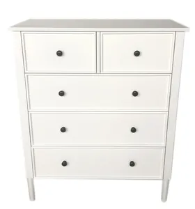 Chest Of Drawers Bedroom Drawers Bedside Cabinet Chest Of Drawers With Black Knob 5 Drawer Bedroom Furniture