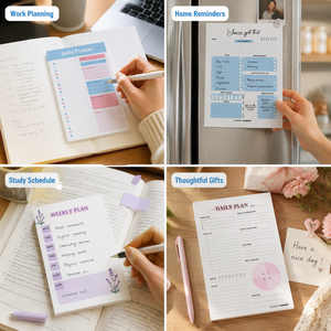 Tear Off Daily Planner Notepad To Do List <b>Memo</b> <b>Pad</b> Sticky Notes Schedule Custom Stationery for Office Student Home Task Planner - Product Image 3