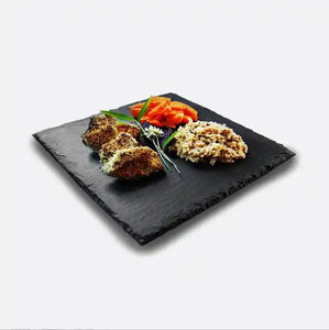 20X0 cm Offre Spéciale <span class=keywords><strong>restaurant</strong></span> naturel en gros personnalisé planches à <span class=keywords><strong>fromage</strong></span> en pierre assiettes en ardoise noire - Product Image 1