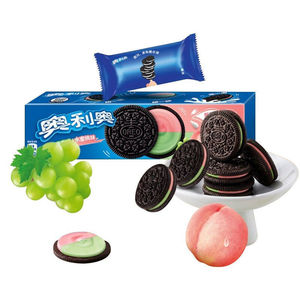 Wafer Croccanti Dolci all'Ingrosso, Biscotti Sandwich al Gusto di Frutta, Confezione da 97g, Snack con 12 Mesi di Conservazione <span class=keywords><strong>per</strong></span> Bambini e <span class=keywords><strong>Adulti</strong></span> - Product Image 4
