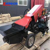 Maintenant disponible à la vente : Nouvelles mini-pompes à béton diesel pour la construction, composants essentiels incluant moteur et engin.