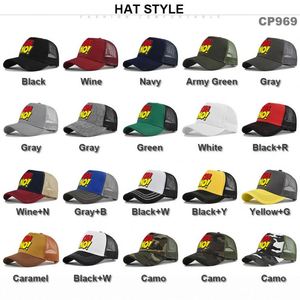 Gorra de béisbol personalizada al por mayor Loq Moq, gorra de béisbol de dos tonos con malla trasera, gorras de béisbol estilo camionero Oh No - Product Image 1