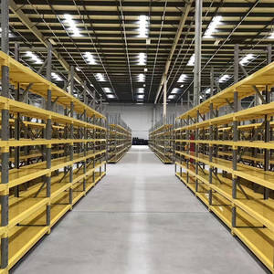 5-שכבה תעשייתית מתכת אחסון מדפים מתכוונן מחסן מרסק ארוך טווח אחסון המפעל מדפי פלדה - Product Image 3