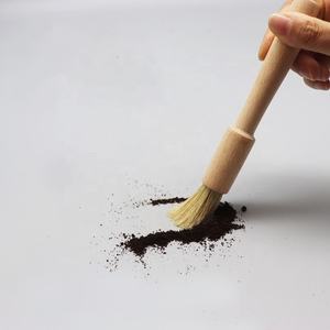 1 unidad de discos de cerdas de pelo de cerdo para molinillo de café profesional, con mango de madera y acero, para limpieza y acabado industrial/DIY ecológico - Product Image 4