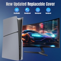 Nouvelles Façades PS5 Slim Édition Limitée 30ème Anniversaire Gris Séparées en ABS pour PlayStation 5 Slim