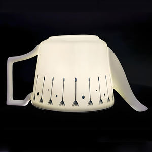 Assiettes décoratives en porcelaine fine de style campagnard français, motif <span class=keywords><strong>pissenlit</strong></span> bleu, pour événements - Product Image 3