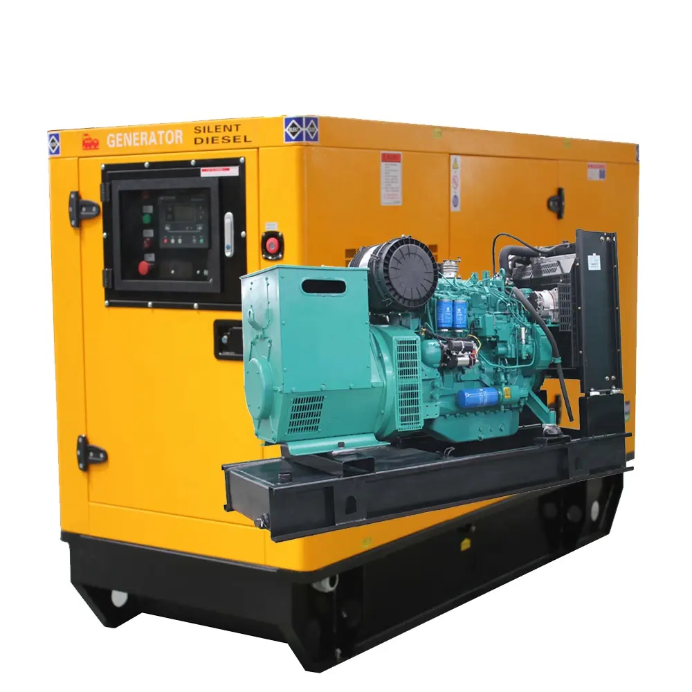 50KW/ 60KVA Weichai 엔진 WP4.1D66E200 침묵/개방형 디젤 발전기 가격 목록