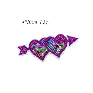 Pop-corn glace broderie tissu autocollants Paillettes broderie vêtements accessoires service personnalisé accepté - Product Image 4