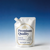 Bolsas con Boquilla para Líquidos de Grado Alimenticio, Reutilizables, 200ml 300ml, para Vino, Jugo, Leche