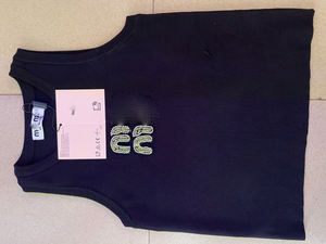 Tops <span class=keywords><strong>de</strong></span> Verano para <span class=keywords><strong>Mujer</strong></span> 2026, Ropa <span class=keywords><strong>de</strong></span> Diseñador al por Mayor, Top Corto Negro <span class=keywords><strong>de</strong></span> Verano, Top <span class=keywords><strong>de</strong></span> Punto con Pedrería Blanca para Damas - Product Image 2