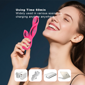 Vibrador de Silicona de Grado Alimenticio, Inalámbrico, Personalizable en Color, Resistente al Agua IPX7, con 10 Frecuencias para Mujeres - Product Image 3