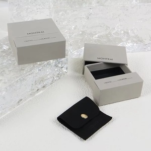 Emballage cadeau élégant avec logo personnalisé pour montres et bijoux, boîte à tiroir en papier pour colliers, bagues, montres avec logo personnalisé - Product Image 4