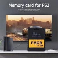Carte mémoire PS2 compatible FMCB 8 Mo-64 Mo pour carte de démarrage FMCB PS2 de deuxième génération et MCboot V1.966 gratuit