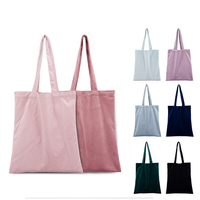 Sac fourre-tout en velours personnalisé avec logo, multicolore, sac à main vierge, sac de shopping souple pour promotion de cadeaux et usage quotidien