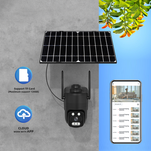 Cámara PTZ Solar Inalámbrica a Prueba de Agua con Módulo SIM 4G, Visión Nocturna en Color de 3MP, Audio Bidireccional, Detección de Movimiento, Uso Global - Product Image 2