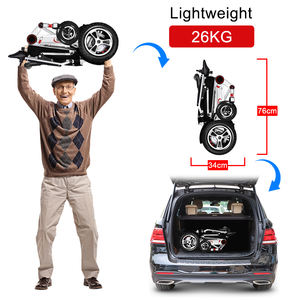 New Product 203S <strong>Elderly</strong> Portable Folding Lightweight Power Wheel <strong>Chair</strong> Electric Wheelchairs for Adults - Product Image 6
