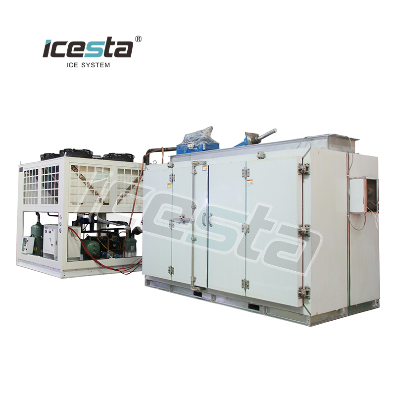ICESTA низкотемпературная конденсаторная установка Контактная Пластина морозильная камера для морепродуктов/мяса/овощей