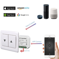 Interrupteur universel pour maison intelligente Tuya WiFi RF, télécommande pour rideaux, stores, volets roulants, porte de garage