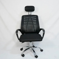 Chaise de bureau ergonomique moderne en tissu maillé, nouveau design pivotant, pour ordinateur, travailleurs, plastique, fer, réglable, chaise de bureau à domicile