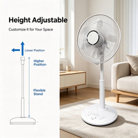 Ventilateur sur pied électrique OEM personnalisable, 4 vitesses, oscillation automatique, pour maison et bureau – Vente directe usine