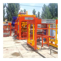 Machine de fabrication de briques creuses en béton Qt12-15 Hongfa PLC, ligne de production entièrement automatique à pression hydraulique pour blocs