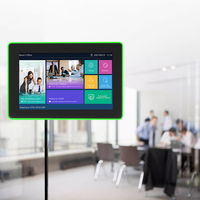 Toptan 10.1 inç LED çevreleyen Tablet PC duvara monte dokunmatik ekran için alışveriş merkezleri asansörler için toplantı odası rezervasyon