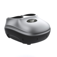 Masseur de pieds et mollets Shiatsu TODO avec chaleur, compression d'air, commande filaire manuelle, 1 à 9 niveaux d'intensité pour la circulation et le soulagement de la douleur