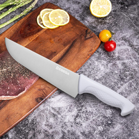 Couteau de Chef en Acier Inoxydable pour Boucher, Filetage de Poisson, Tranchage de Viande, Cuisine, avec Manche en PP, Écologique, pour Hôtels et Usage Domestique