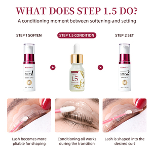 ICONSIGN Lash Lift Step 1.5 Deluxe Oil PH Balancer Nourish Care, Tratamiento de Permanente para <span class=keywords><strong>Pestañas</strong></span> y Cejas, Suaviza y Fija - Product Image 4
