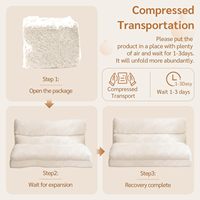 Canapé modulaire personnalisé d'usine, matelas de sol pliables éclairés par un canapé extra pliable 6, canapé pour chambre à coucher salon