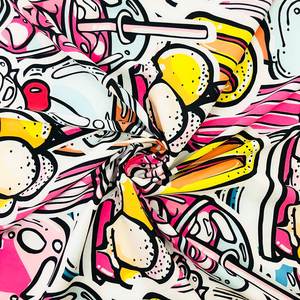 Changfa Dệt Đầy Màu Sắc In FDY 4 Way Stretch Polyester Spandex Tùy Chỉnh Vải - Product Image 4