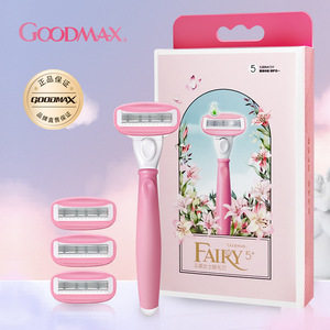 Maquinilla de afeitar Goodmax Fairy 5 Plus para mujer con 5 cuchillas para depilación corporal - Product Image 1