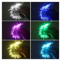 Lumière de plafond à fibres optiques LED RGBW 10W, 550 pièces, étoiles scintillantes, kit d'éclairage ambiant pour voiture, indice de protection IP43, Ra90, télécommande