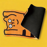 Mini tapis de souris rond, léger, pliable, avec impression personnalisée, pour les voyages, les sorties, les déplacements professionnels, l'ordinateur portable, le bureau