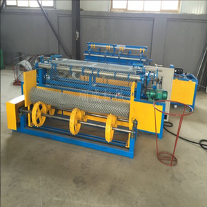 Fully Automatic Double Wire Mesh Chain Link Fence Weaving Net Making Machine Chain Link Machine Manufacturer