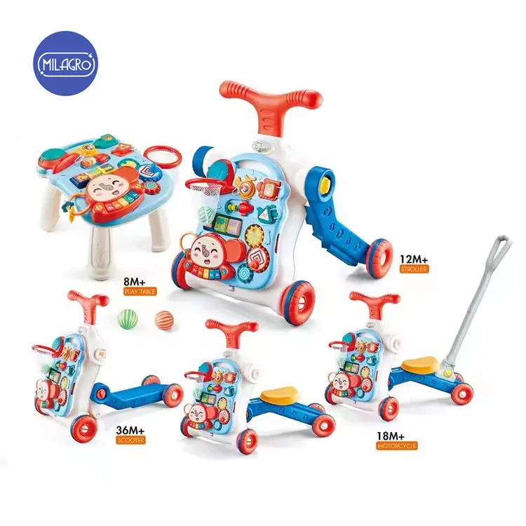 Chachi Toys Custom Baby Walker Gummi rad Moderner Baby Walker Roller mit Rädern und Sitz 1 Jahr für Baby Boy